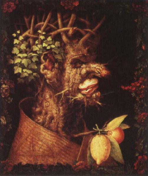 Giuseppe Arcimboldo Winter France oil painting art